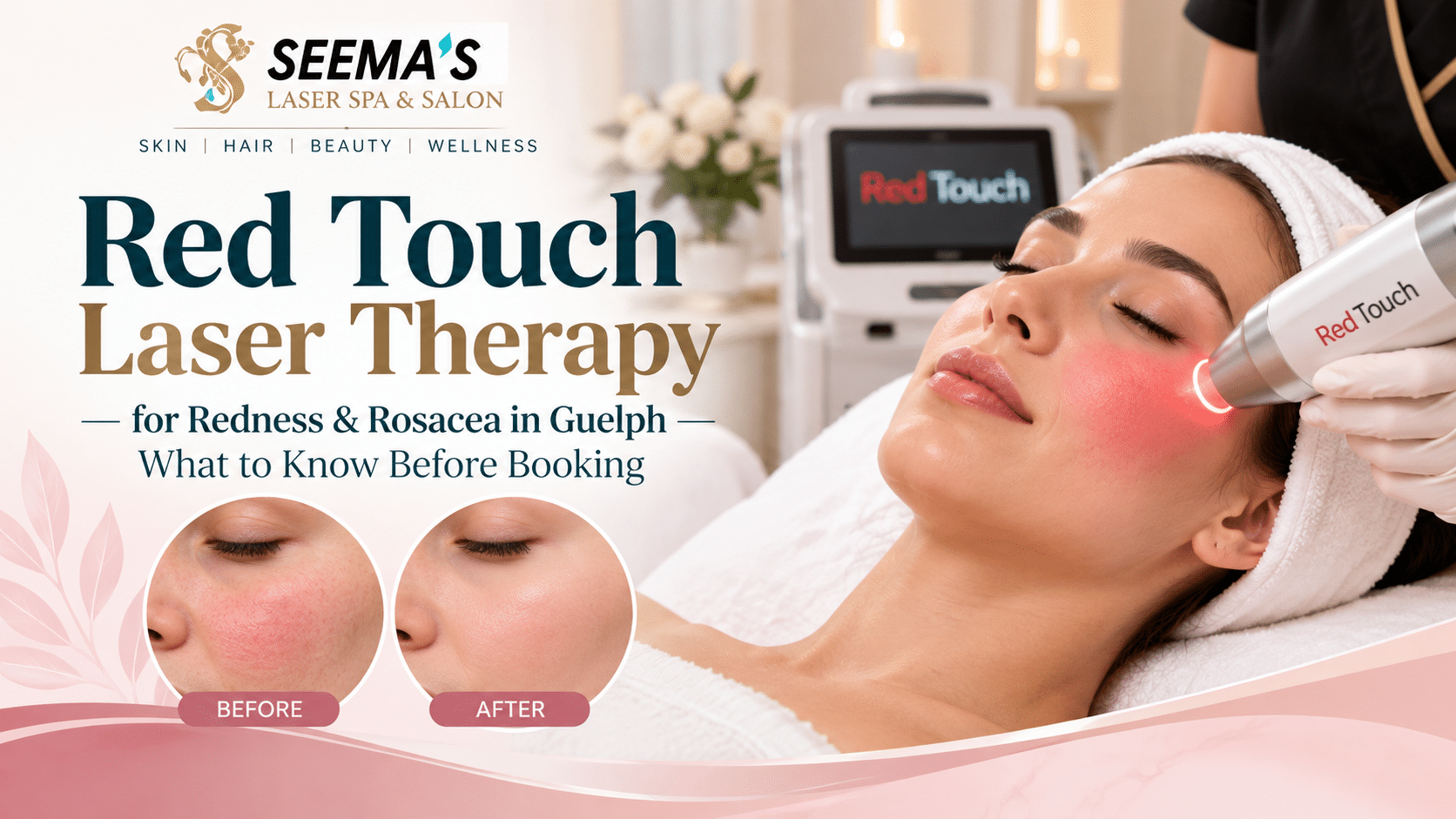 ed Touch Laser Therapy for Redness & Rosacea in Guelph